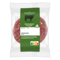 AH Greenfields Beefburger naturel 2 stuks