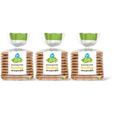 pdp-image-AH Biologisch Honing stroopwafels 3-pack