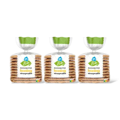 pdp-image-AH Biologisch Honing stroopwafels 3-pack