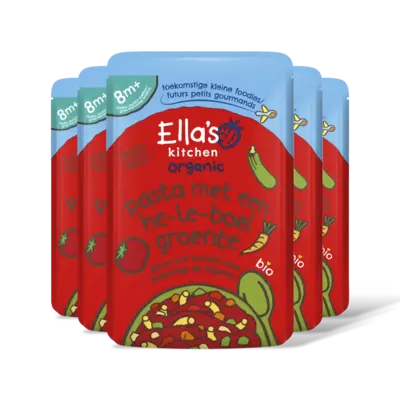 pdp-image-Ella's kitchen Pasta met een heleboel groente 8m+ 5-pck