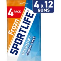 Sportlife Frozn deepmint sugar free gums 4-pack