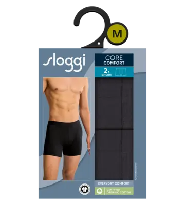 pdp-image-Sloggi Core comfort short zwart maat M