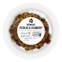 AH Roomkaasbal cranberry-pistache