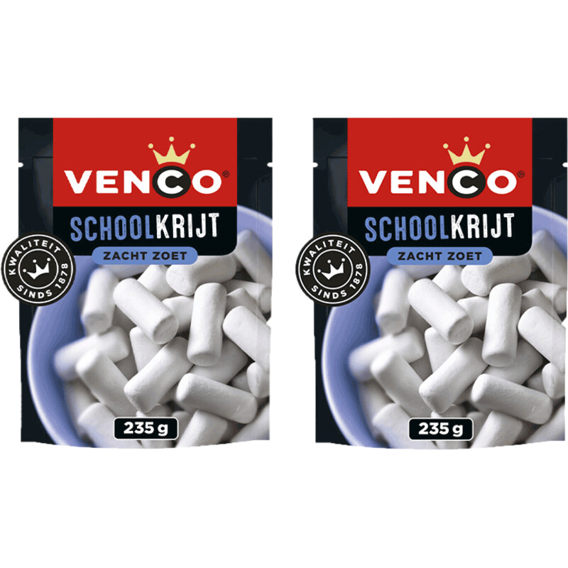 Een afbeelding van Venco Schoolkrijt 2-pack