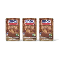 Unox Gehaktballetjes in satesaus 3-pack
