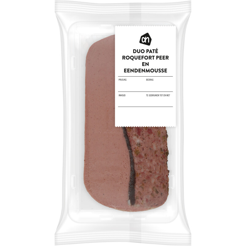 Een afbeelding van AH Duo paté roquefort peer en eendenmousse