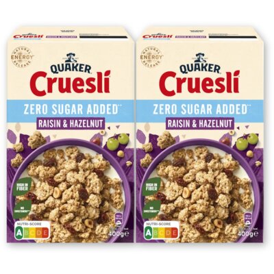 pdp-image-Quaker Cruesli raisin hazelnut zsa 2-pack