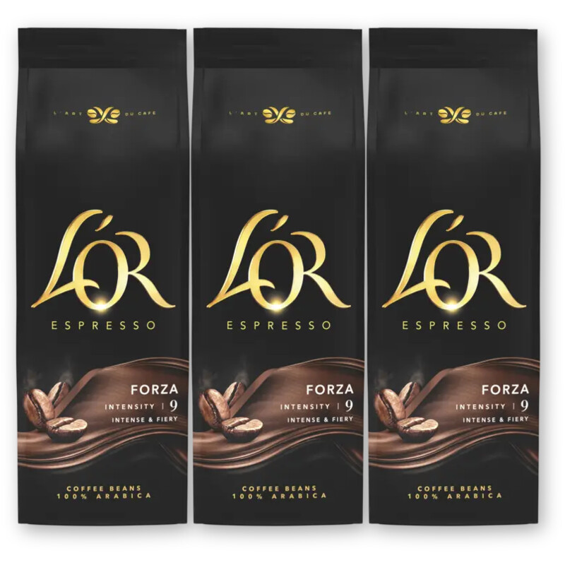 L'OR Espresso forza koffiebonen 3-pack