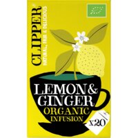 Een afbeelding van Clipper Lemon & Ginger organic infusion