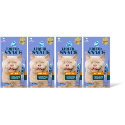 AH Liquid snack met kip 4-pack