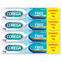 Corega Free kleefcreme gebitsprothese vrdl 4pck