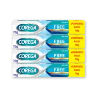 Corega Free kleefcreme gebitsprothese vrdl 4pck