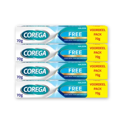 pdp-image-Corega Free kleefcreme gebitsprothese vrdl 4pck