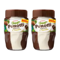 Duo Penotti Hazelnoot & vanille pasta 2-pack
