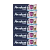 Fixodent Plus kleefpasta duo bescherming 6-pack