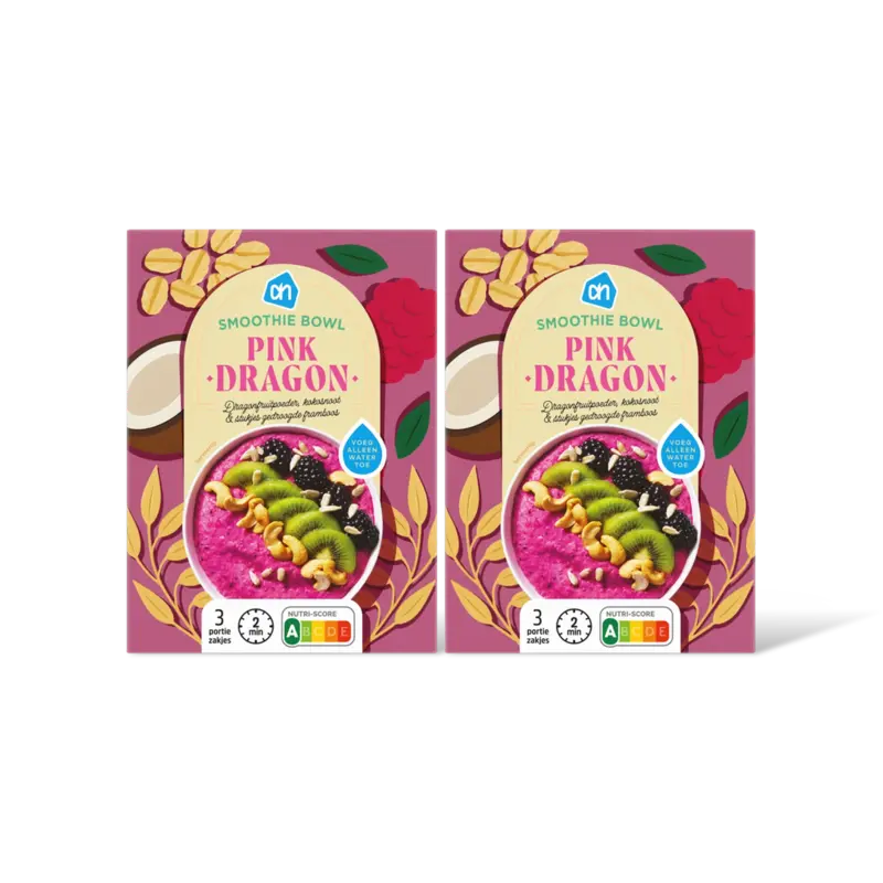 AH Smoothie bowl pink dragon 2-pack