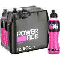 Een afbeelding van Powerade Cherry 12-pack