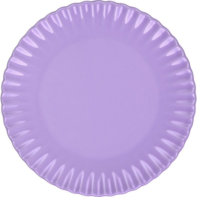 AH Ontbijtbord lila sculpted