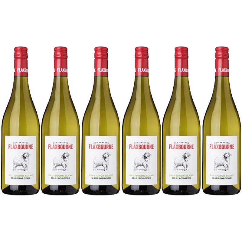 Een afbeelding van Flaxbourne Sauvignon blanc 6 flessen