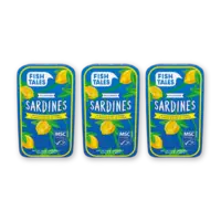 Fish Tales Sardines in olijfolie met citroen 3-pack