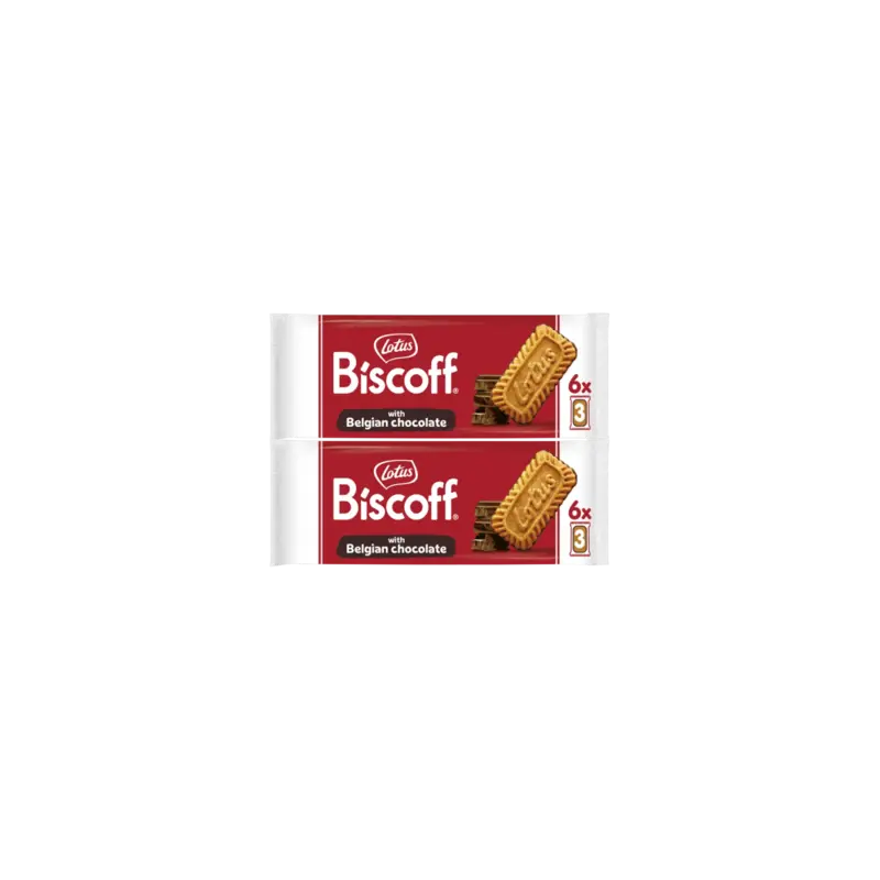 Lotus Biscoff Speculoos Belgian chocolate 2-pack