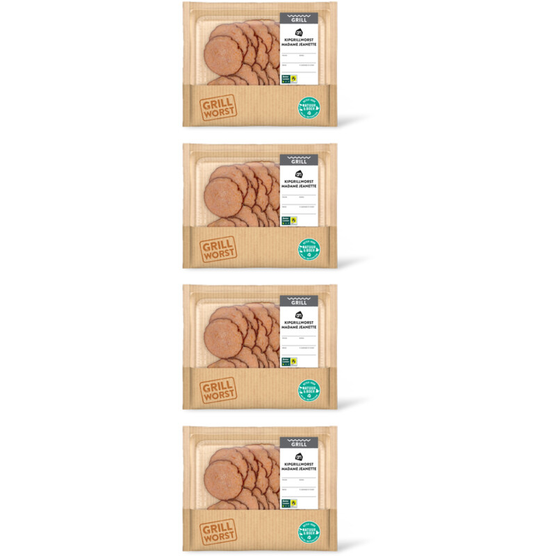 AH Kipgrillworst Madame Jeanette 4-pack