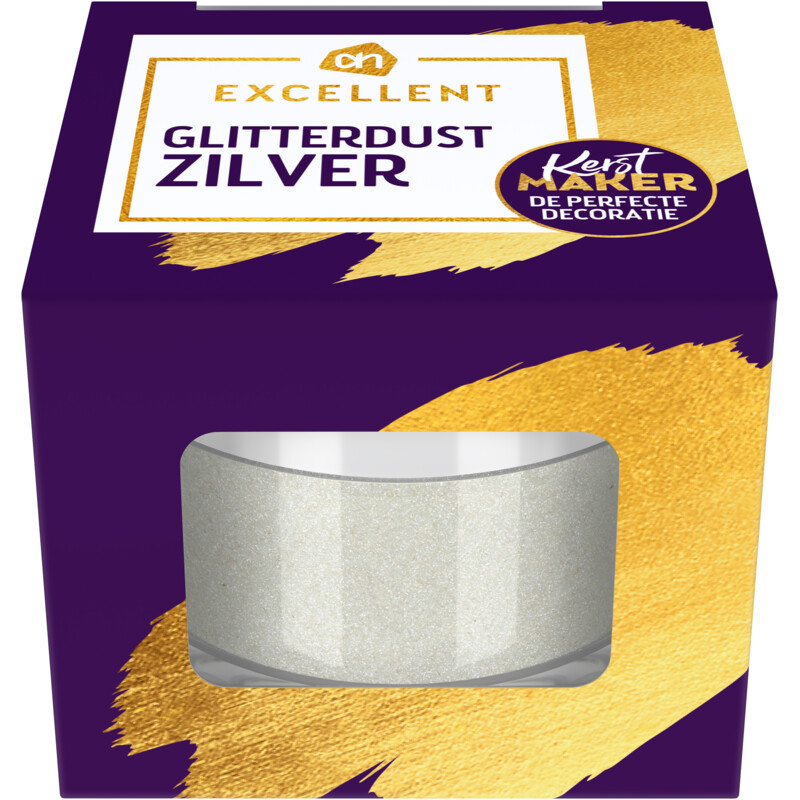 Een afbeelding van AH Excellent Glitterdust zilver