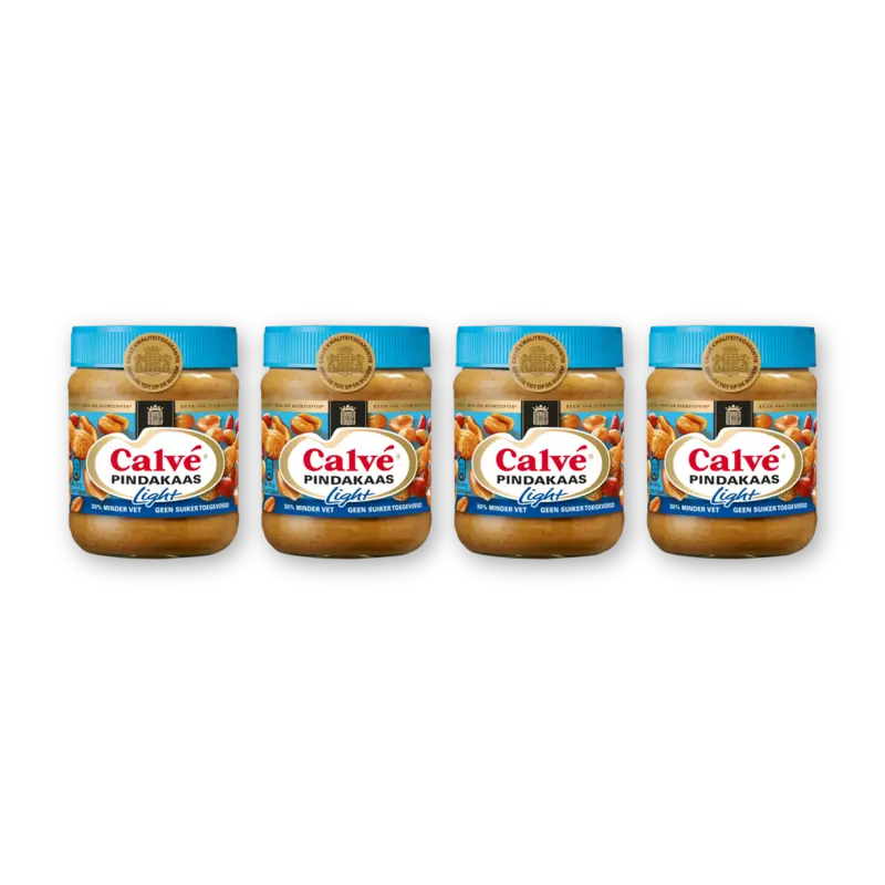 Calvé Pindakaas light 4-pack
