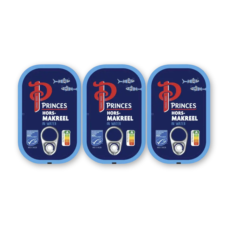 Princes Horsmakreel in water 3-pack