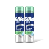 Gillette Series gevoelige huid scheergel 2-pack