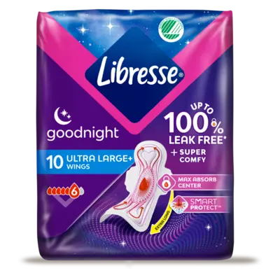 pdp-image-Libresse Goodnight ultra+ wings maandverband