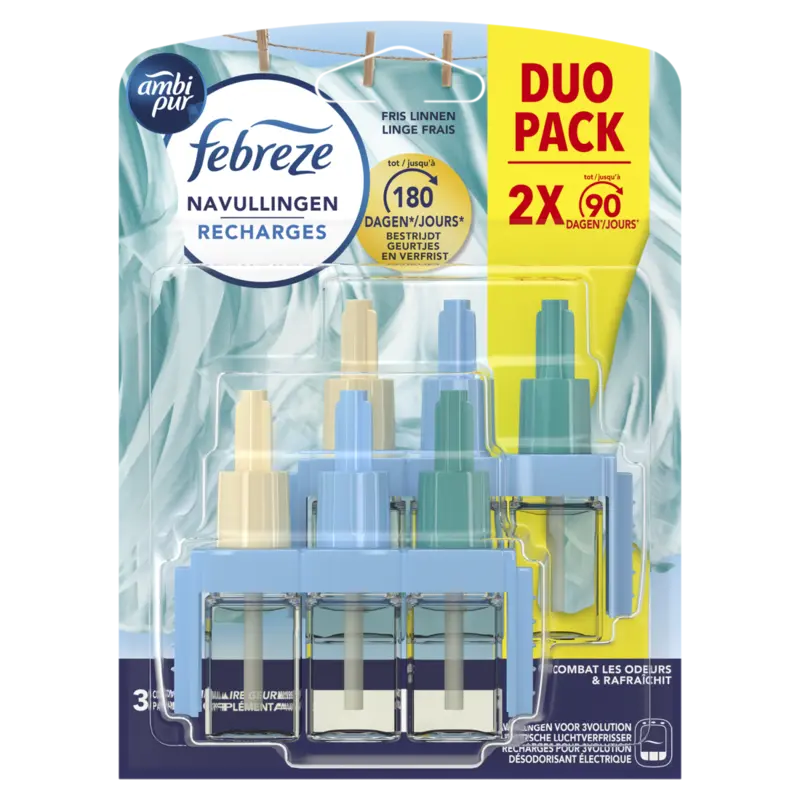 Ambi Pur Fris linnen navulling 2-pack