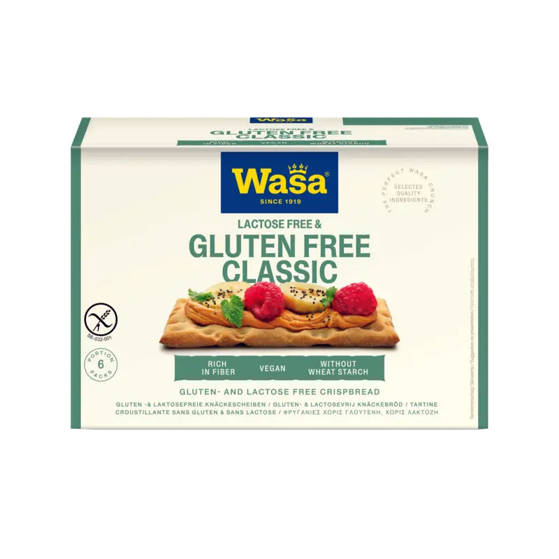 Wasa Glutenvrij en lactosevrij classic