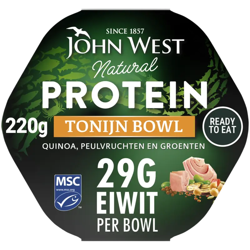 John West Protein tonijn bowl quinoa peulvruchten