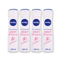 NIVEA Pearl/beauty anti transpirant spray 4pk