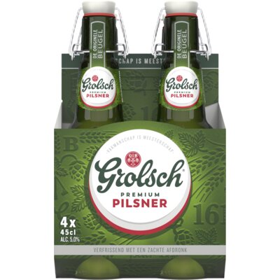Grolsch Premium pilsner bier beugel 4-pack