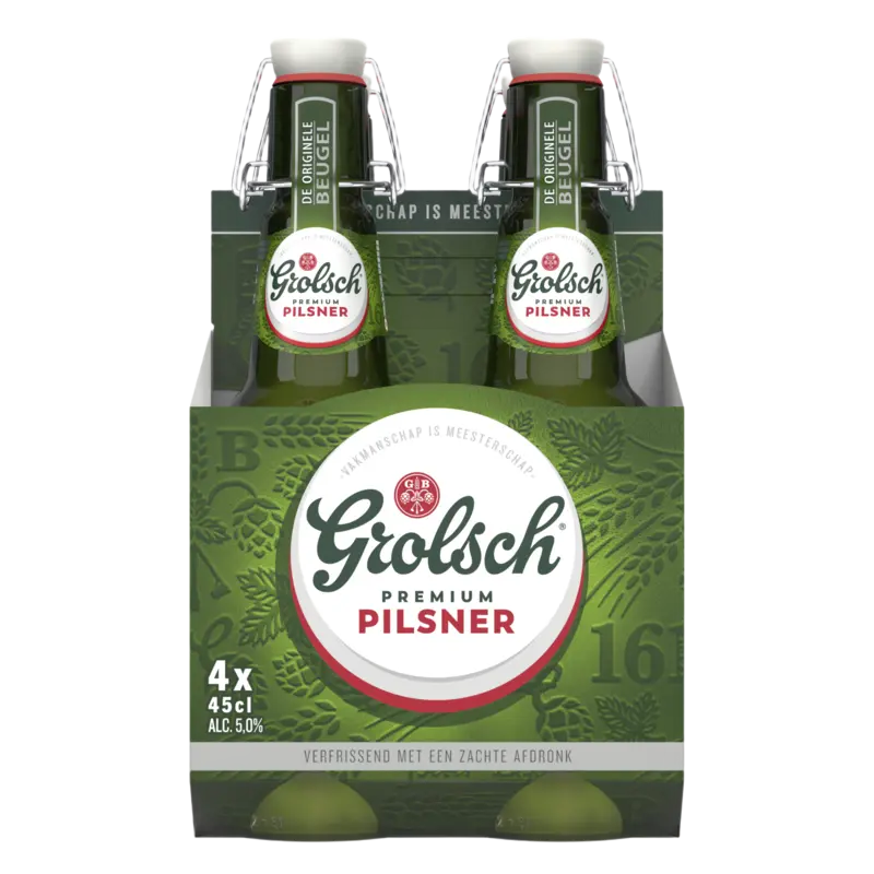 Premium pilsner bier beugel 4-pack