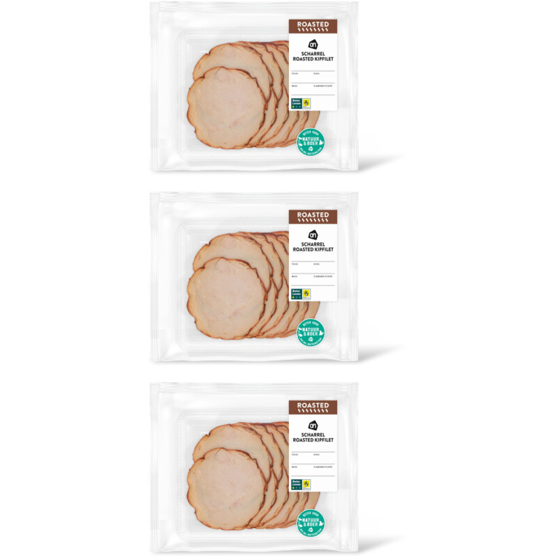AH Scharrel roasted kipfilet 3-pack