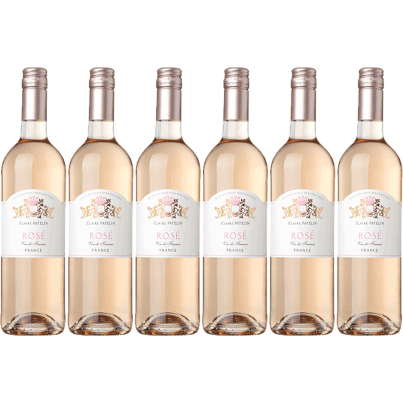 Een afbeelding van Claire Patelin Rosé 6 flessen