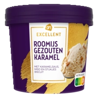 AH Gezouten karamel roomijs