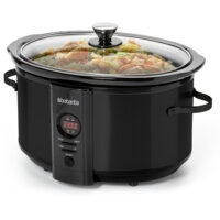 Brabantia Slowcooker BBEK1083 zwart 6,4 liter