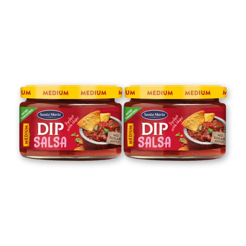 Santa Maria Dip salsa medium 2-pack