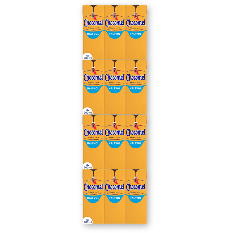 Chocomel Halfvol 6-pack 4-pack