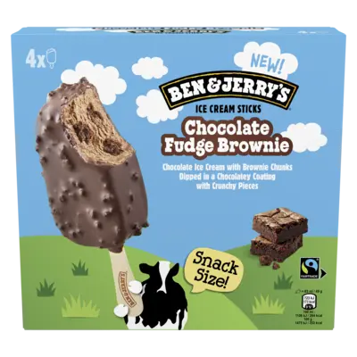pdp-image-Ben & Jerry's Ice cream sticks chocolate fudge brownie