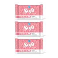 AH Vochtig toiletpapier soft 3-pack