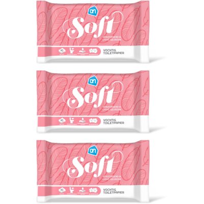 pdp-image-AH Vochtig toiletpapier soft 3-pack