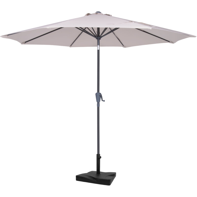 Een afbeelding van Vonroc Parasol recanati beige combi 300x300cm