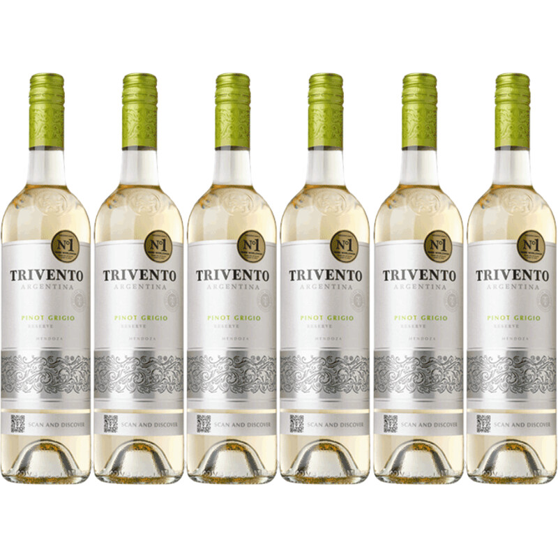 Een afbeelding van Trivento Pinot grigio 6 flessen