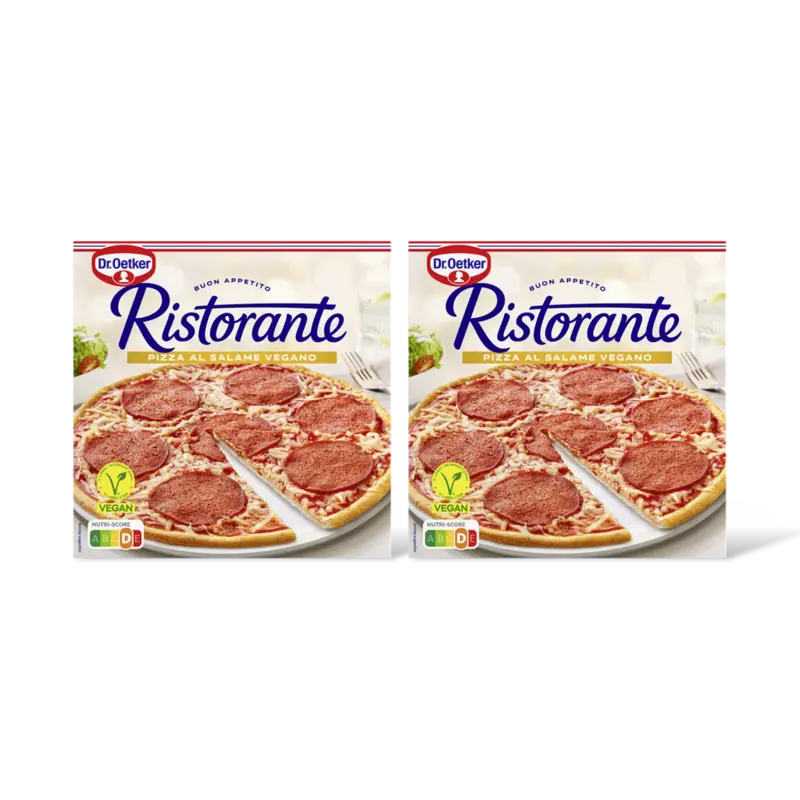 Dr. Oetker Ristorante pizza al salame vegano 2-pack