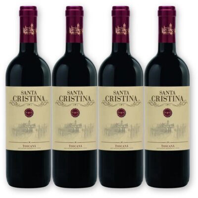 pdp-image-Antinori Santa Cristina Rosso 4 flessen